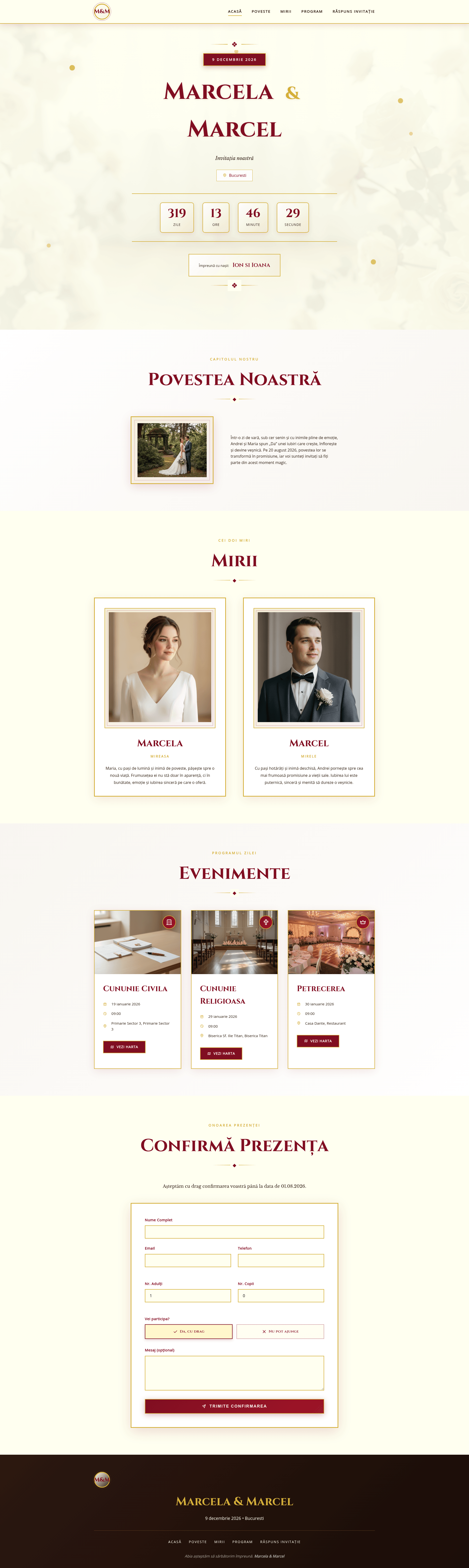 Luxury Baroque Burgundy Desktop